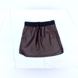 Leather skirt